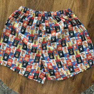 Vintage Playboy TV Satin Shorts | SZ LG